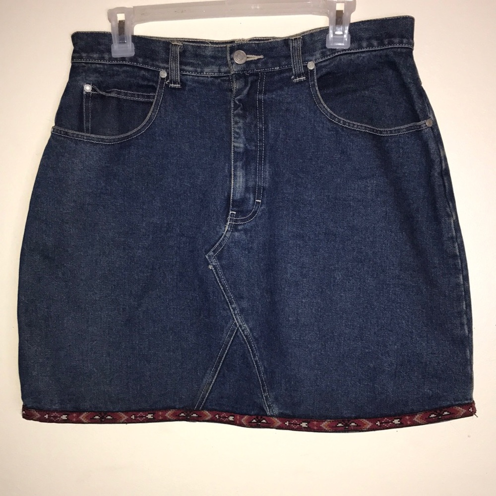 No Boundaries Blue Jean Skirt